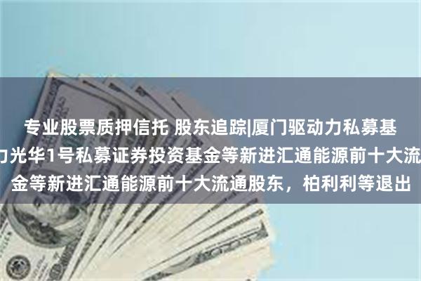 专业股票质押信托 股东追踪|厦门驱动力私募基金管理有限公司-驱动力光华1号私募证券投资基金等新进汇通能源前十大流通股东，柏利利等退出